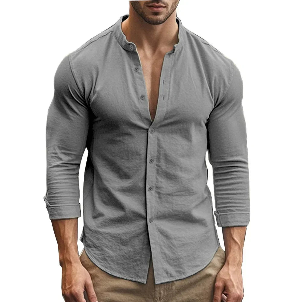 Camisa Celeste de Verano