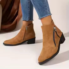 Camille - Botines Elegantes de Ante