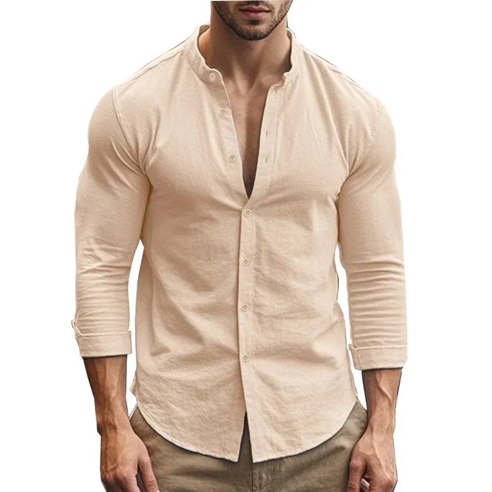 Camisa Celeste de Verano