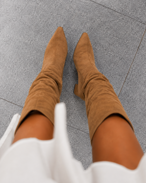 Colette - Botas Altas de Ante