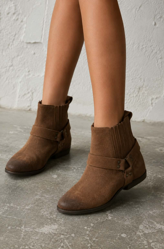 Anaïs - Botines Camperos de Ante
