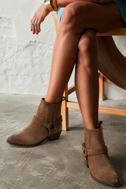 Anaïs - Botines Camperos de Ante