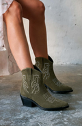 Élise - Botines Cortos de Ante