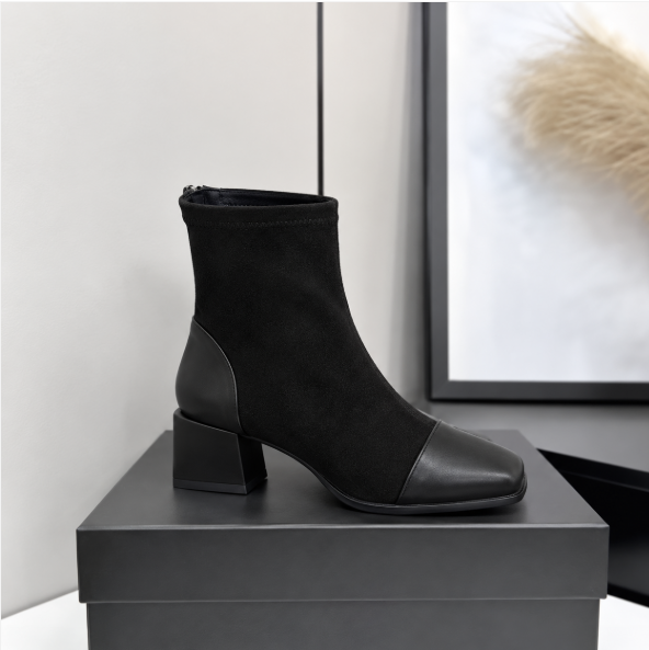 Solène - Botines Elegantes de Ante