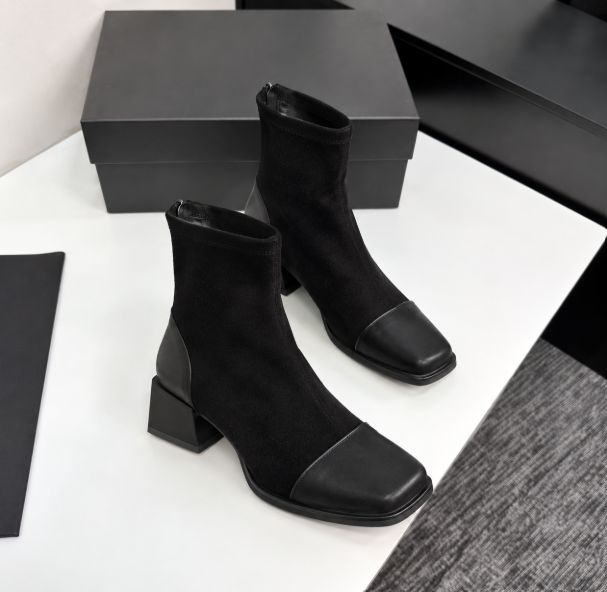 Solène - Botines Elegantes de Ante