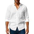 Camisa de Verano en Algodón y Lino