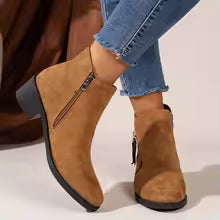 Camille - Botines Elegantes de Ante