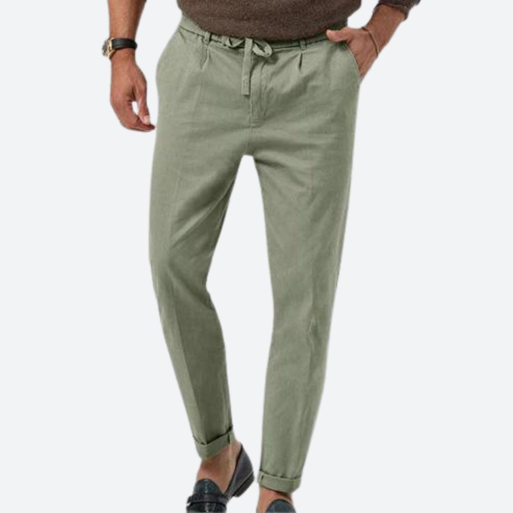 Pantalón Blanco con Diseño Limpio
