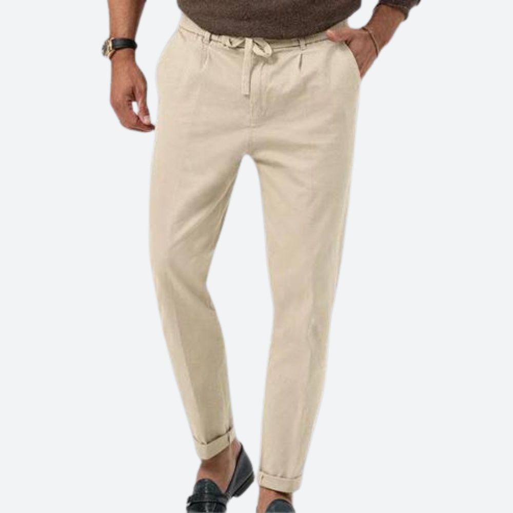 Pantalón Blanco con Diseño Limpio