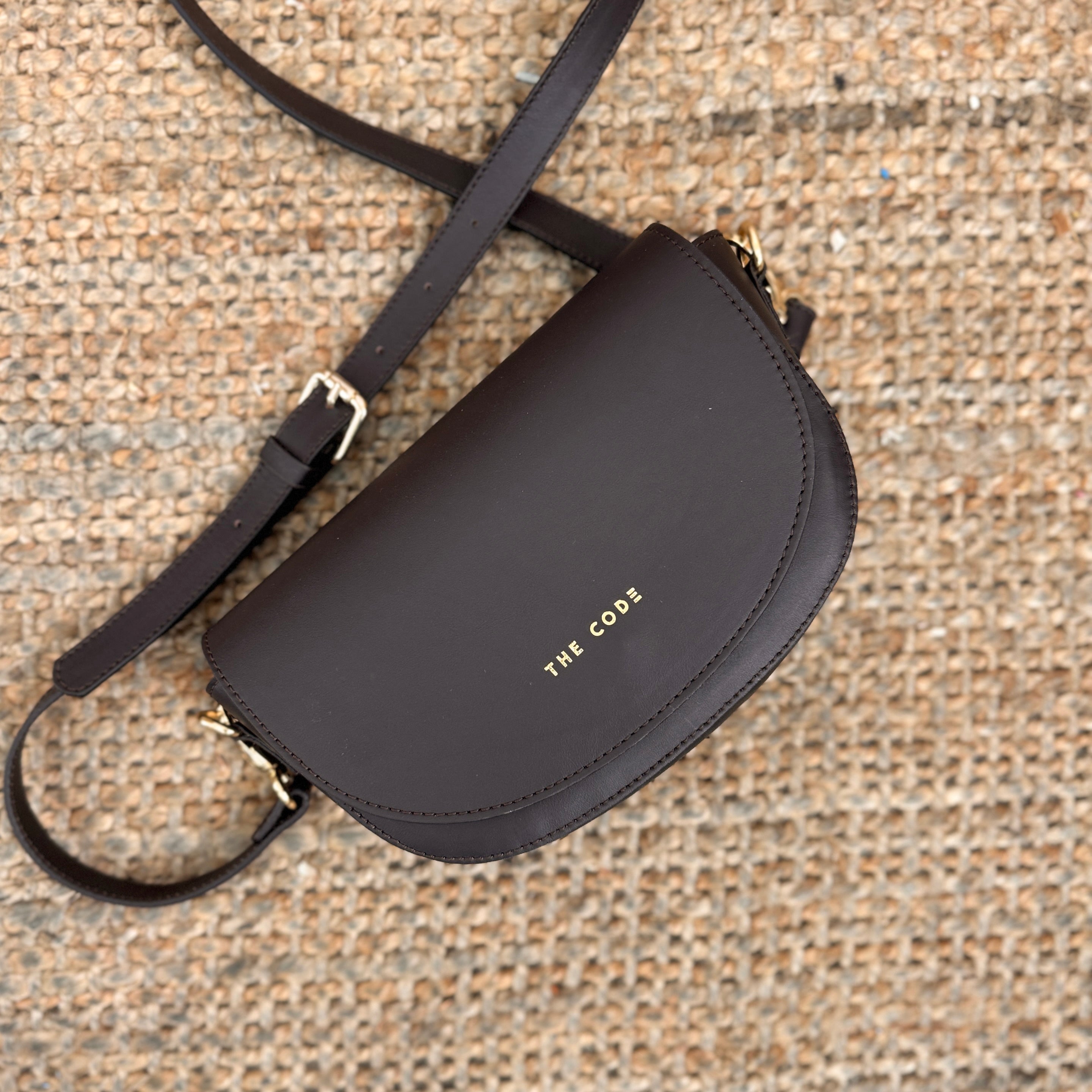 Bandolera marrón testa