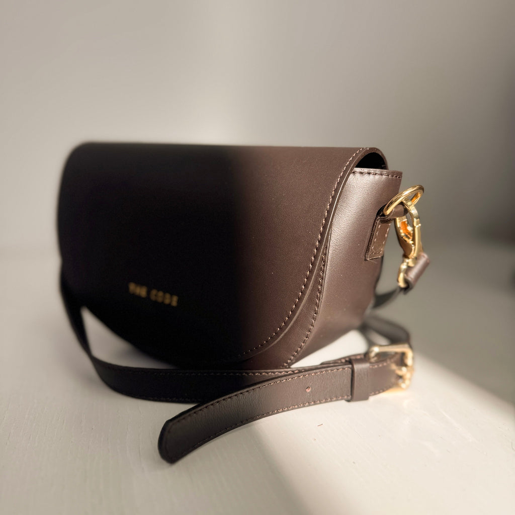 Bandolera marrón testa
