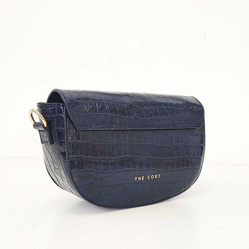 Bandolera azul oscuro