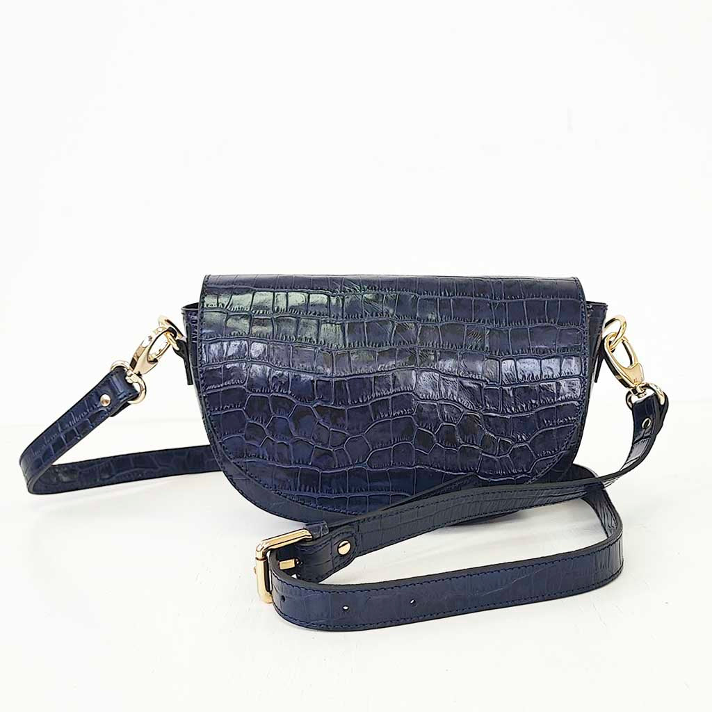 Bandolera azul oscuro
