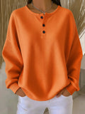 Sudadera Henley Gofrada