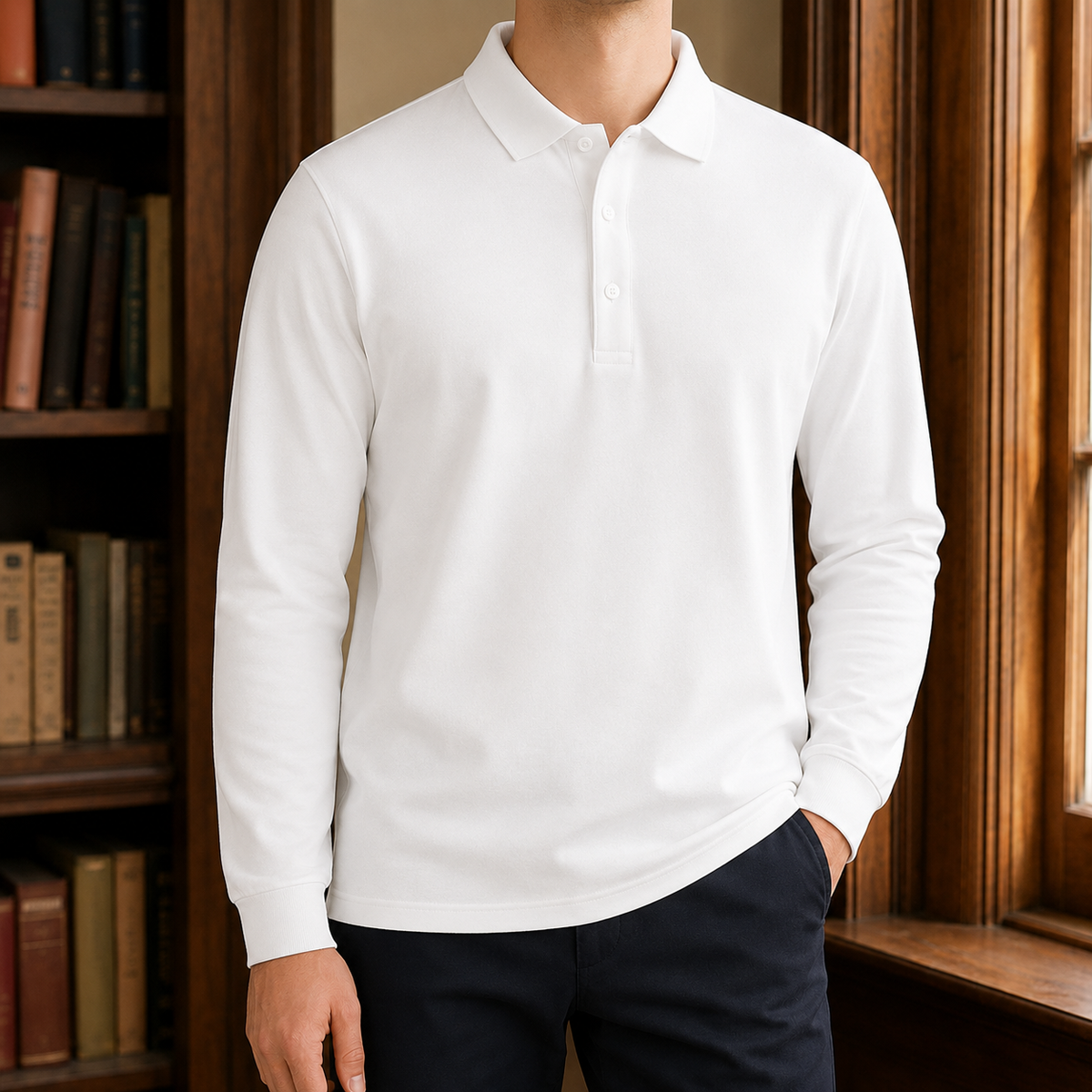 Polo de manga larga Edmund