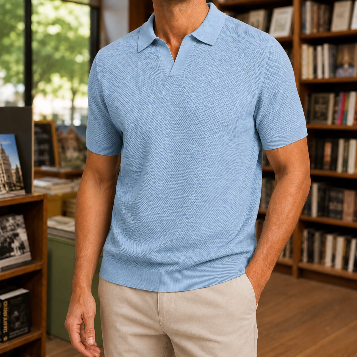 Polo texturizado Otto