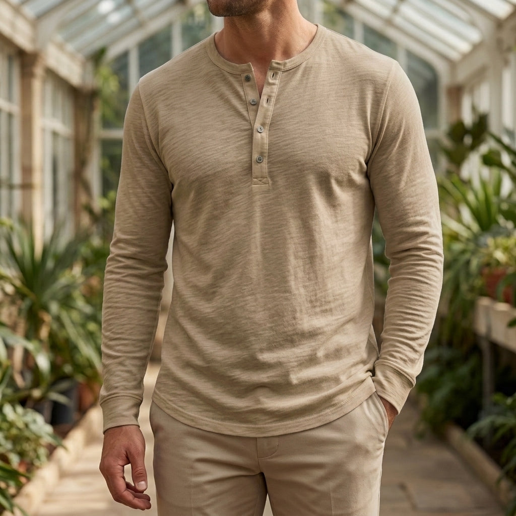 Camisa Henley de Mason