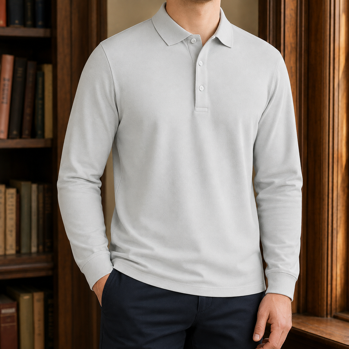 Polo de manga larga Edmund