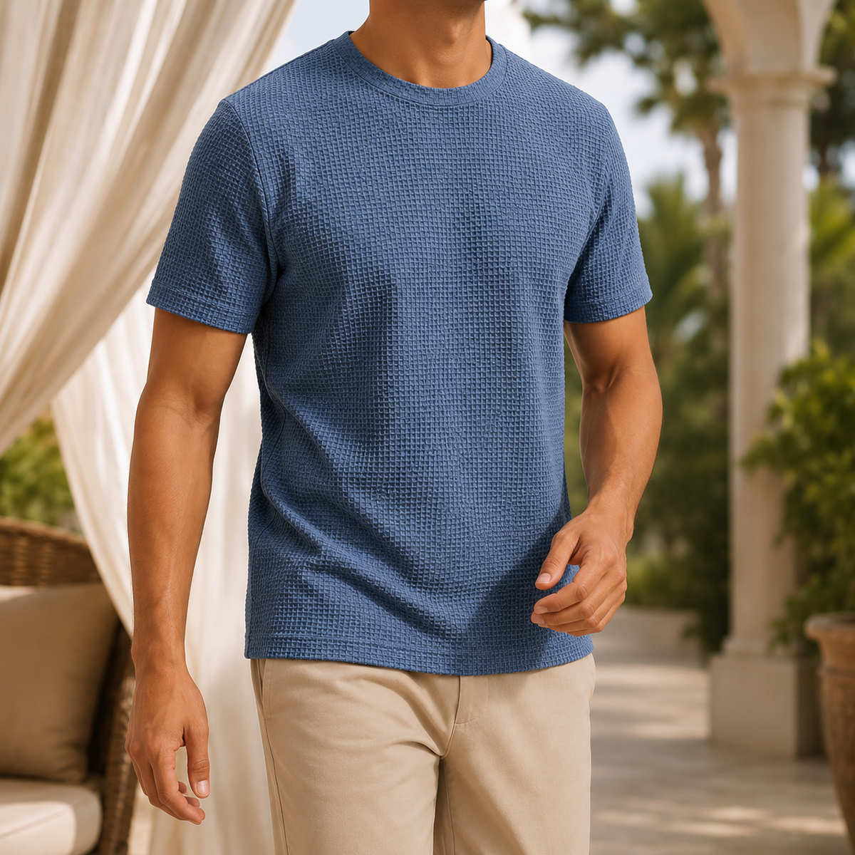 Camiseta texturizada Caleb