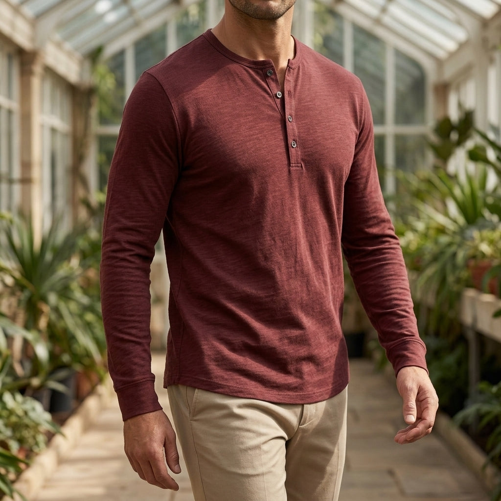 Camisa Henley de Mason