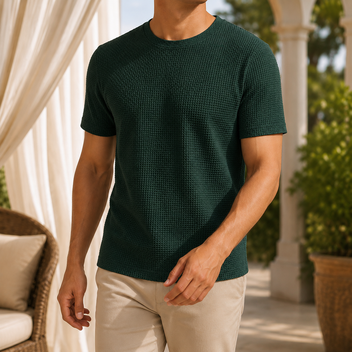 Camiseta texturizada Caleb
