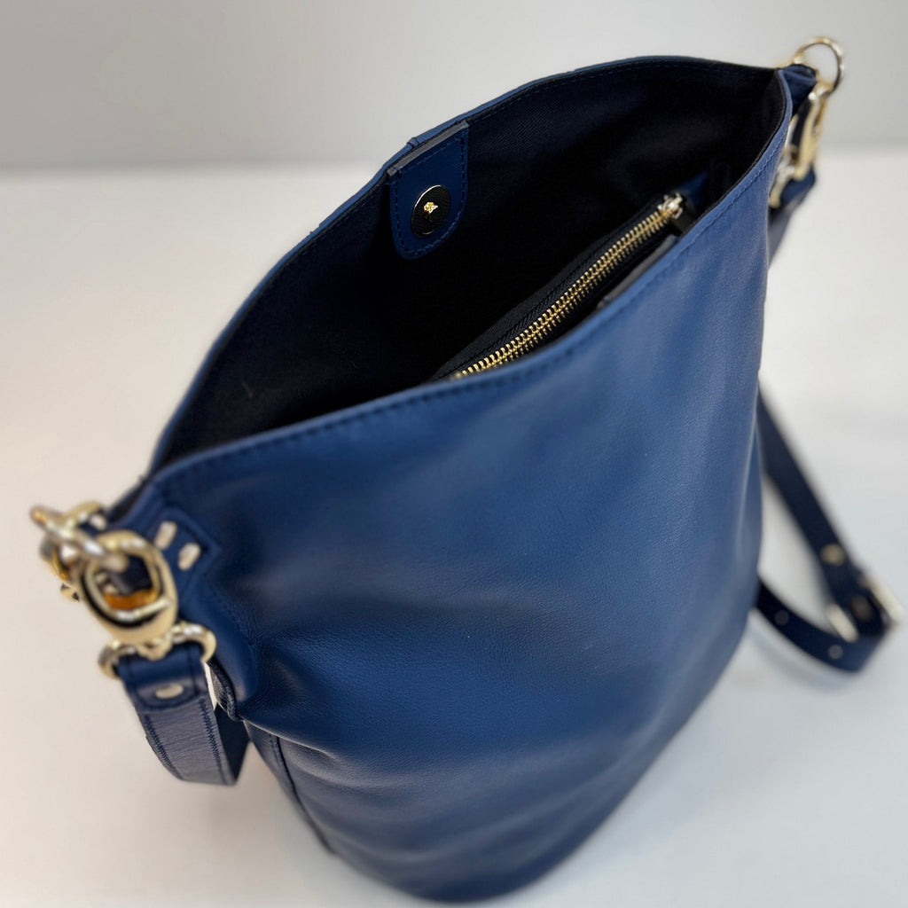 Bombonera azul navy