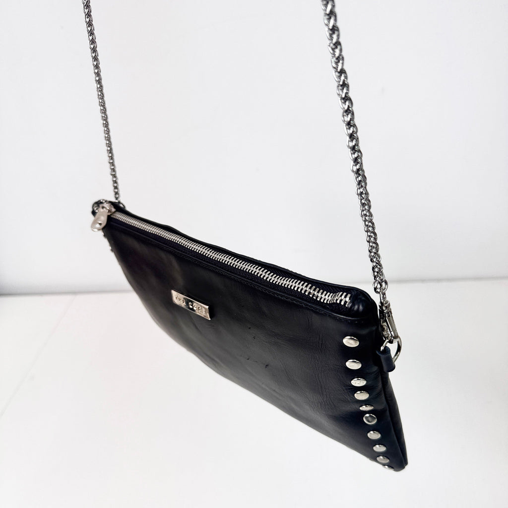 Bandolera tachas negro
