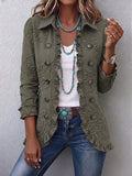 Faustina | Chaqueta Utilitaria Bordada Floral Bohemia