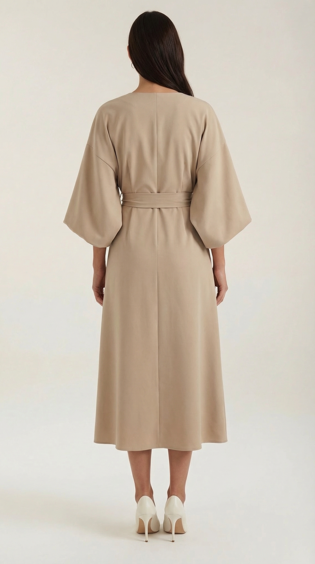 Maxi Vestido Ana con Cinturón en la Cintura