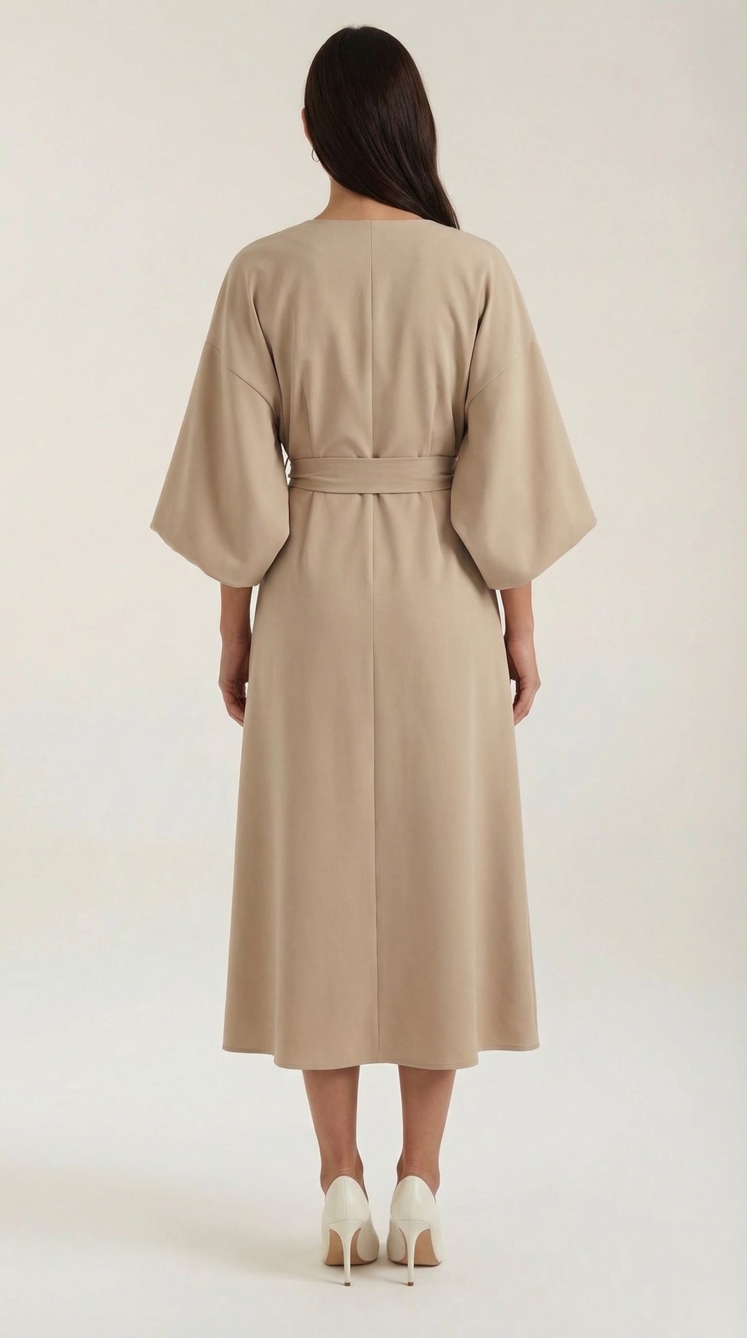 Maxi Vestido Ana con Cinturón en la Cintura