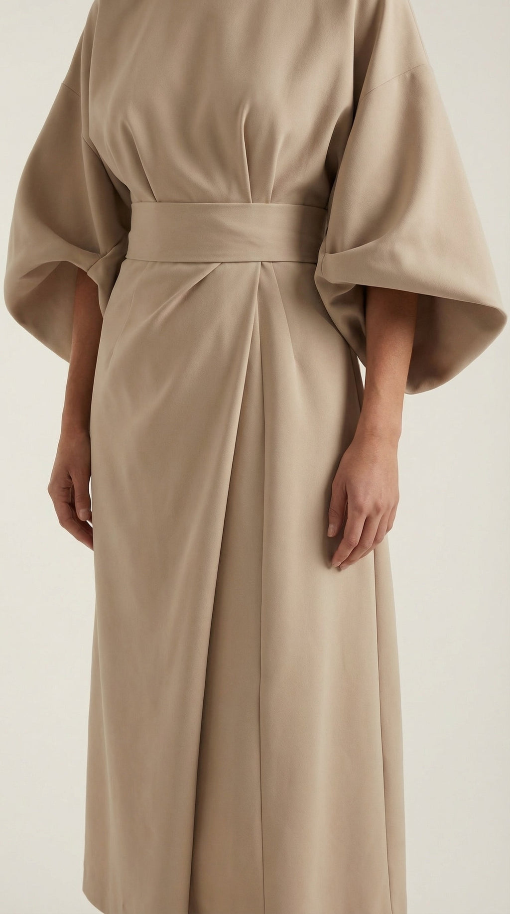 Maxi Vestido Ana con Cinturón en la Cintura