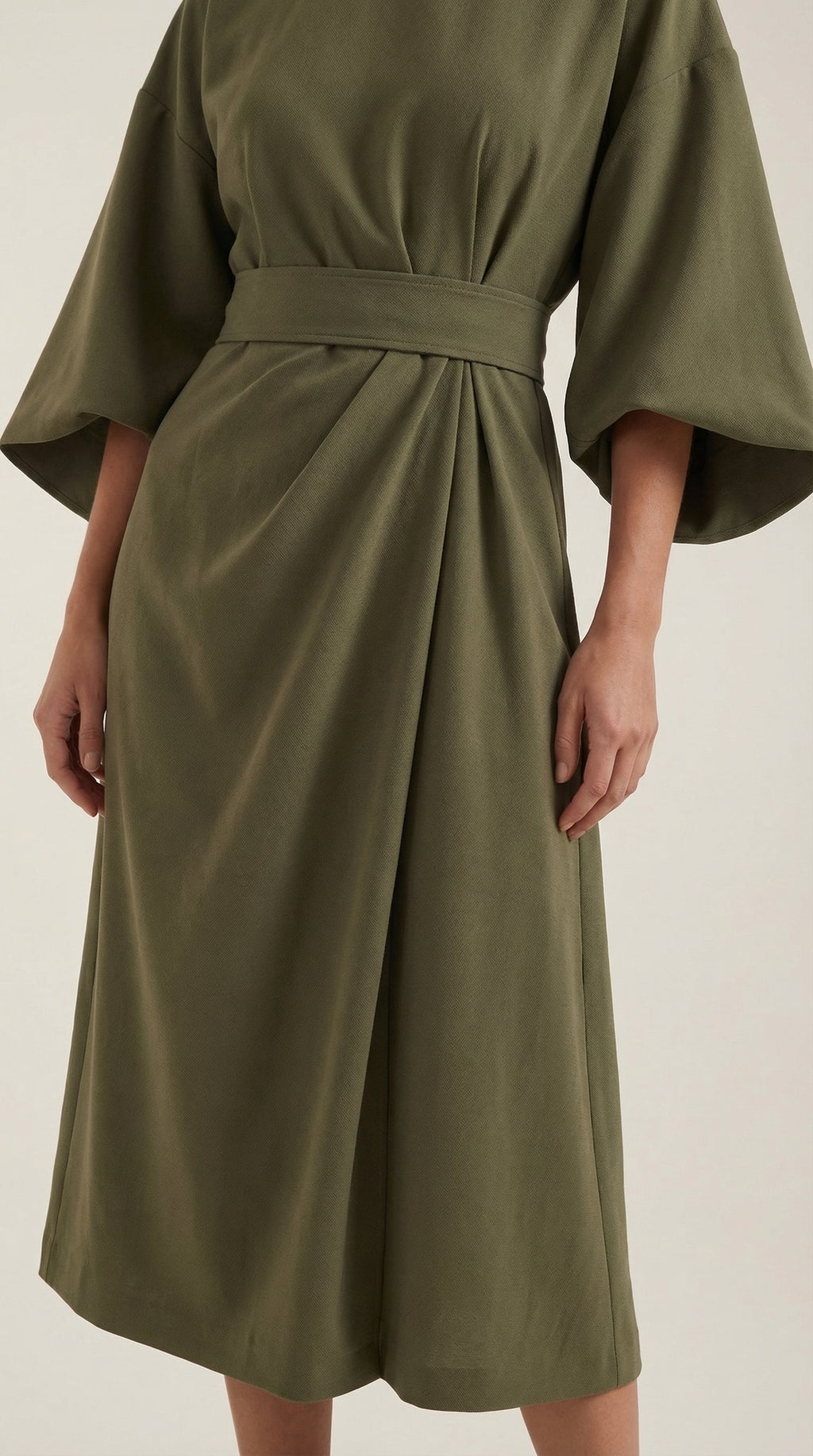 Maxi Vestido Ana con Cinturón en la Cintura
