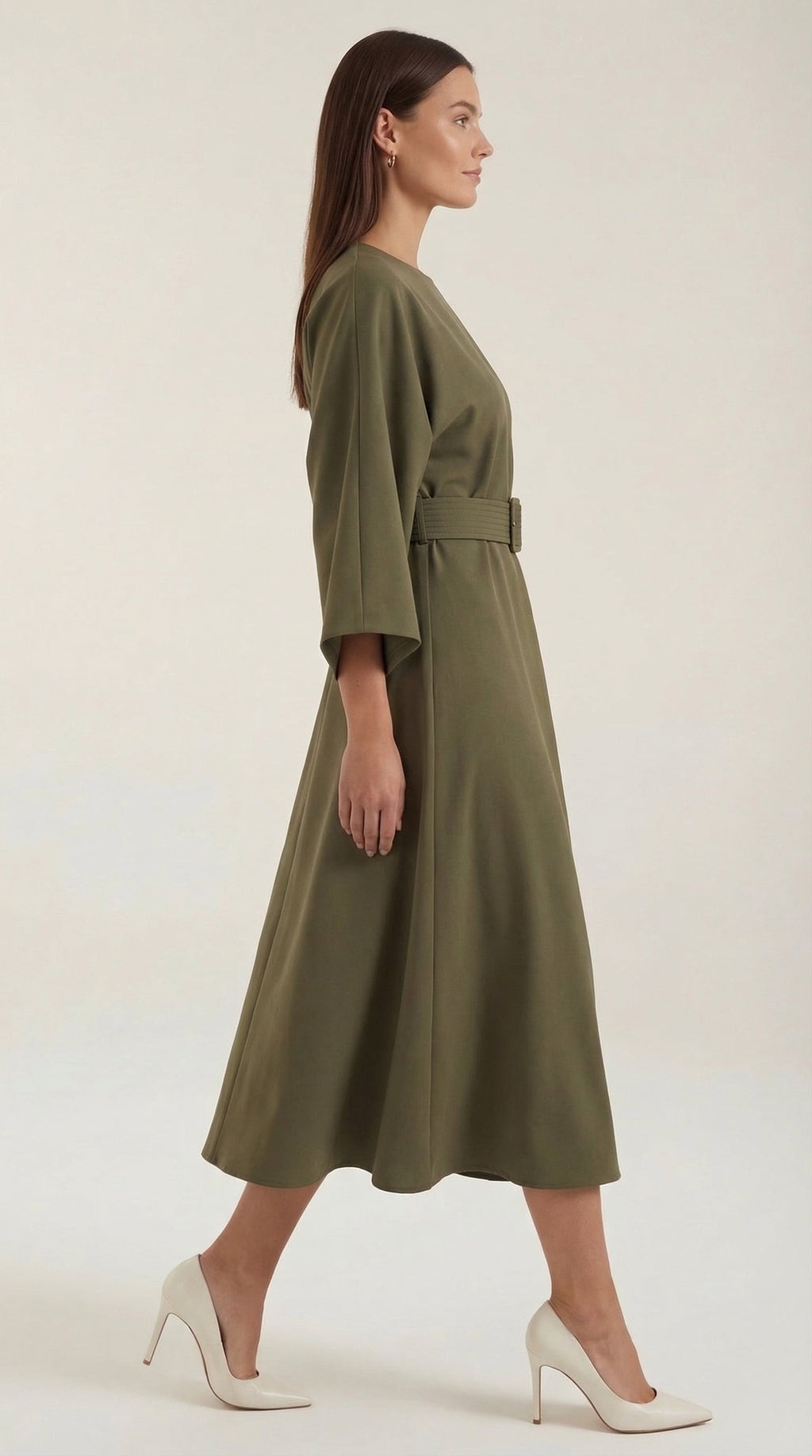 Maxi Vestido Ana con Cinturón en la Cintura