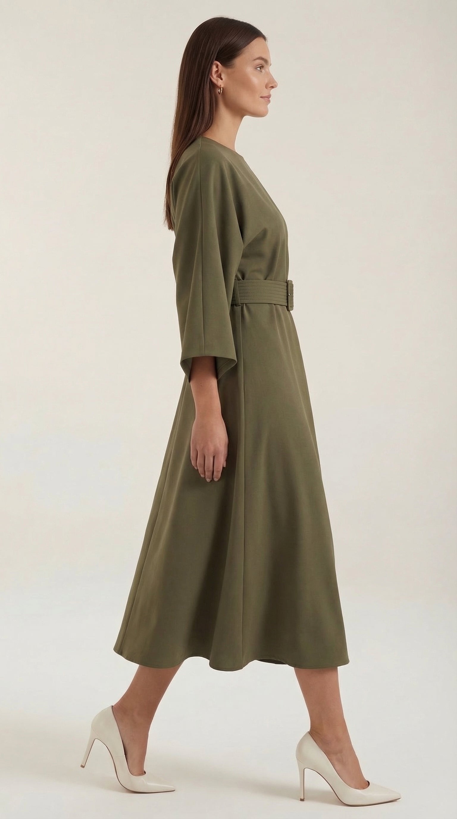 Maxi Vestido Ana con Cinturón en la Cintura