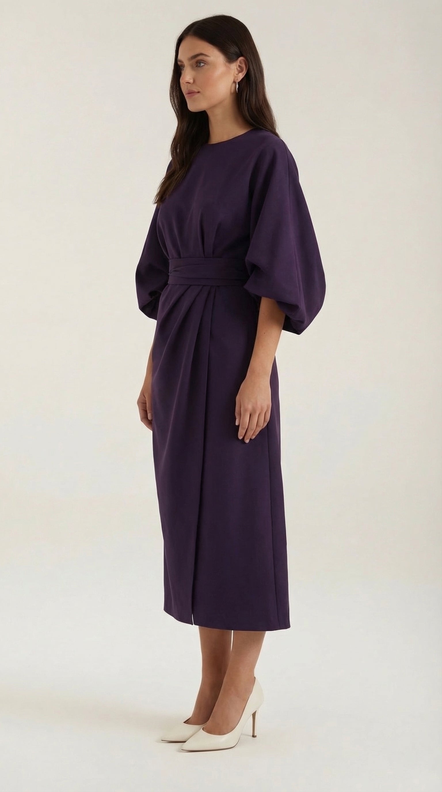 Maxi Vestido Ana con Cinturón en la Cintura