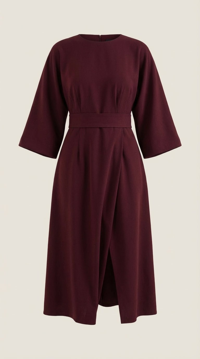 Maxi Vestido Ana con Cinturón en la Cintura