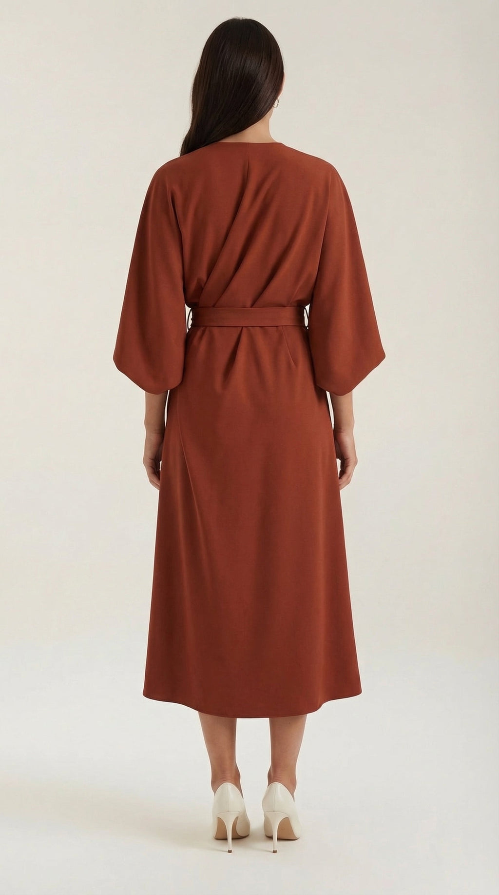 Maxi Vestido Ana con Cinturón en la Cintura