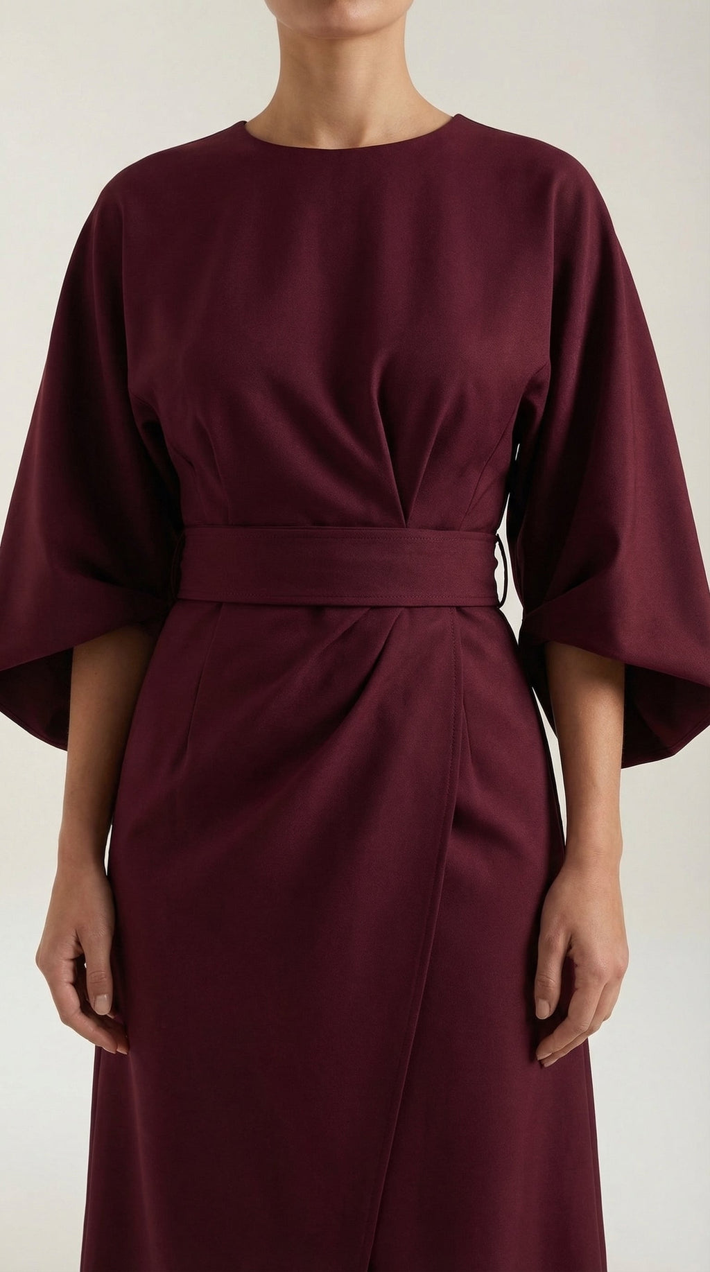 Maxi Vestido Ana con Cinturón en la Cintura