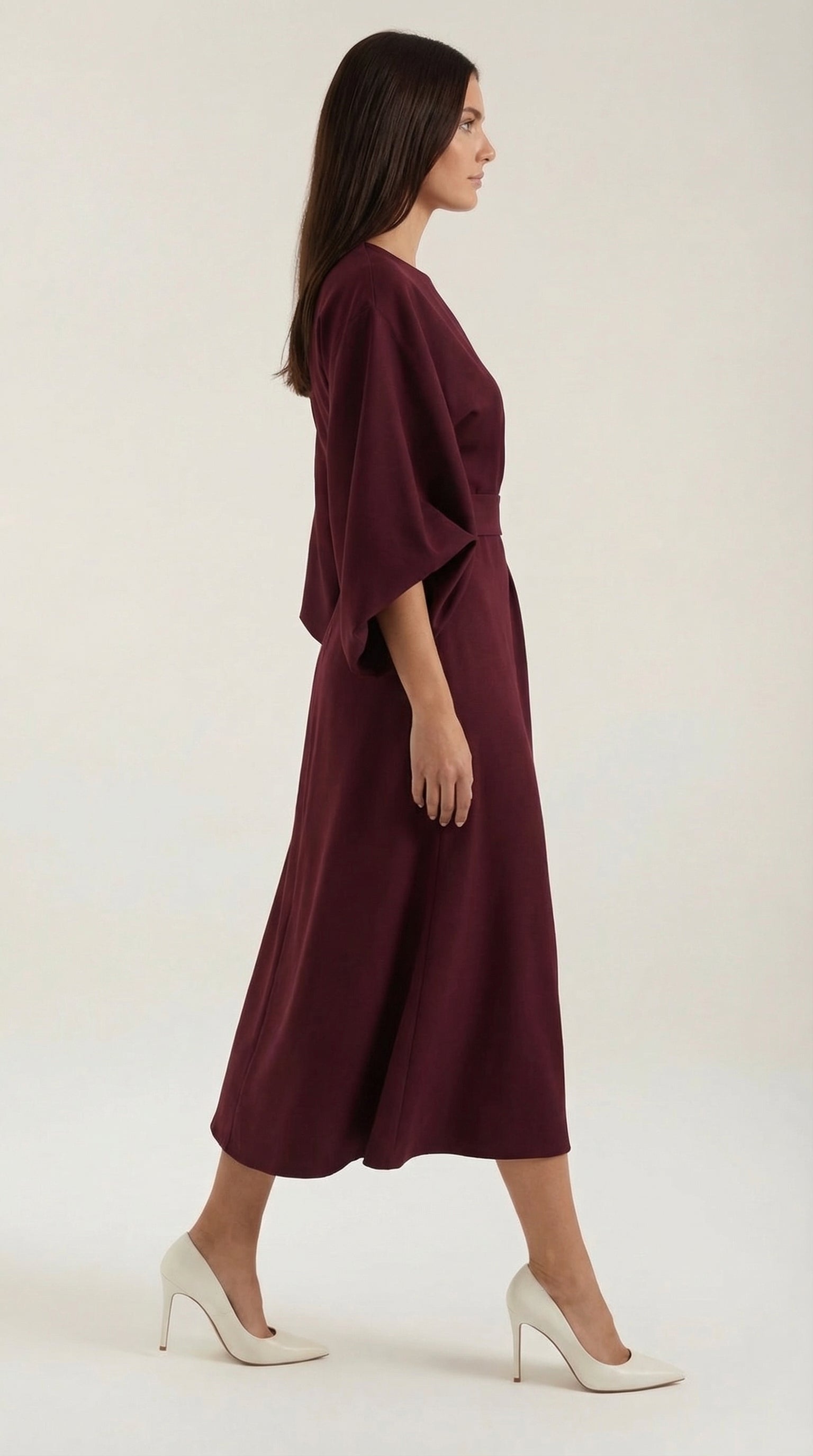 Maxi Vestido Ana con Cinturón en la Cintura