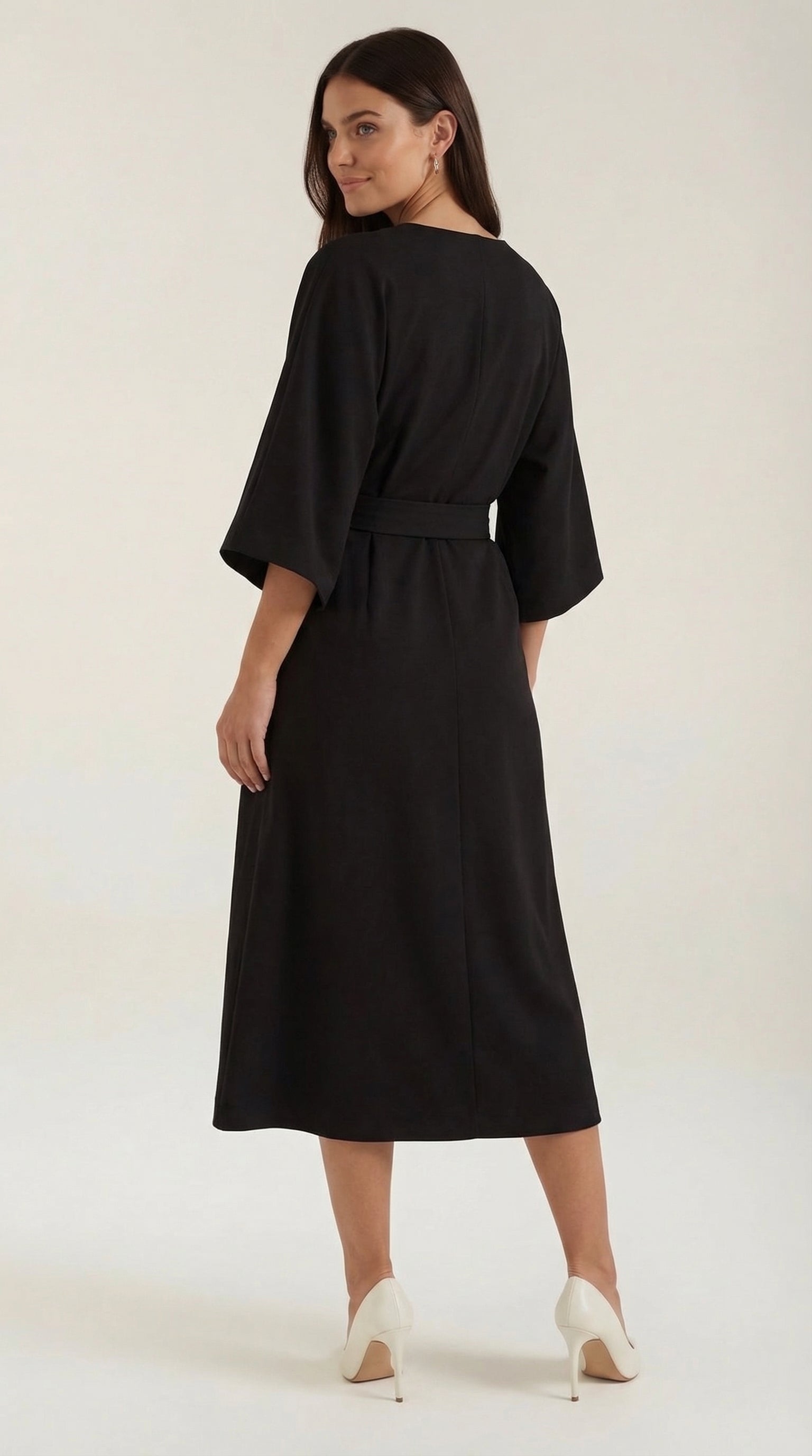 Maxi Vestido Ana con Cinturón en la Cintura