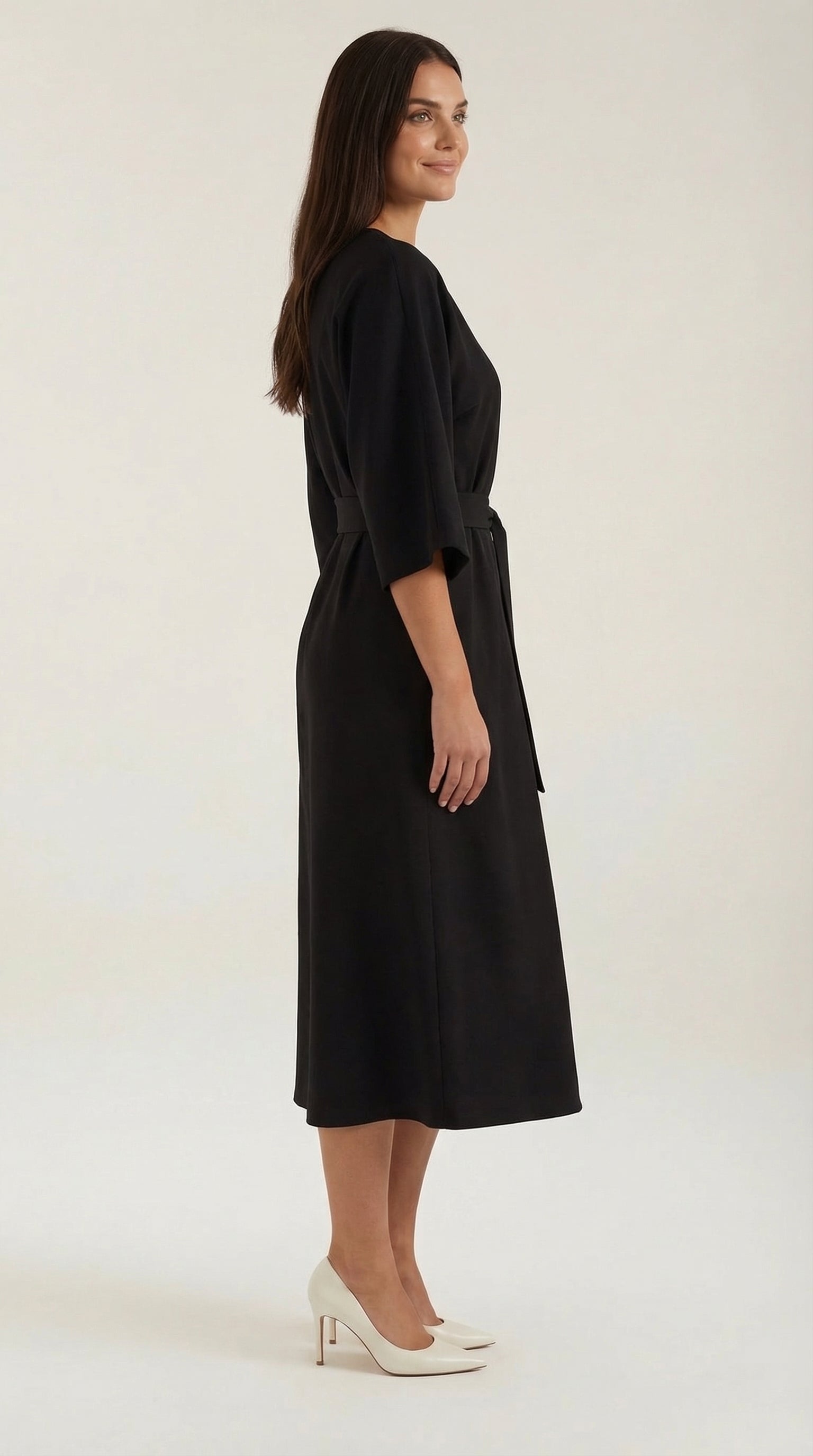 Maxi Vestido Ana con Cinturón en la Cintura