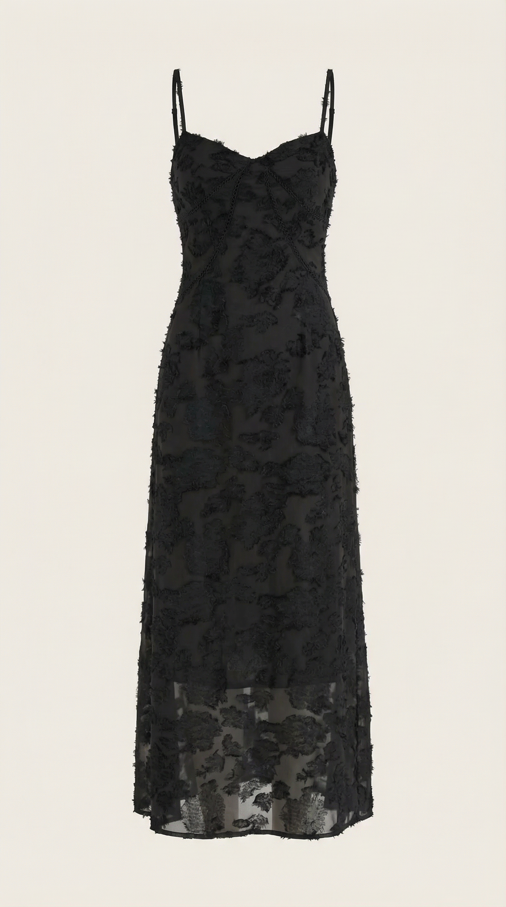 Vestido Largo de Encaje