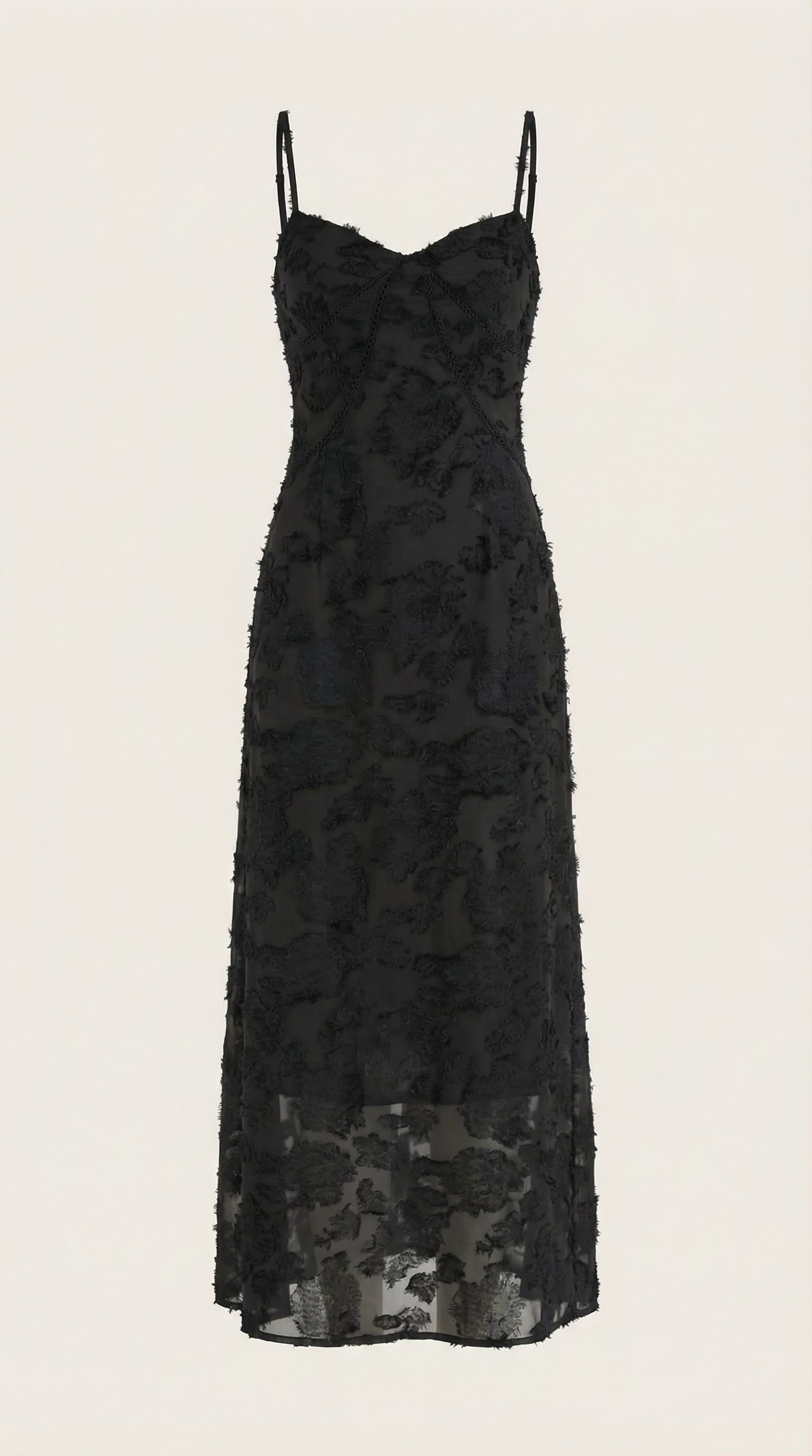Vestido Largo de Encaje