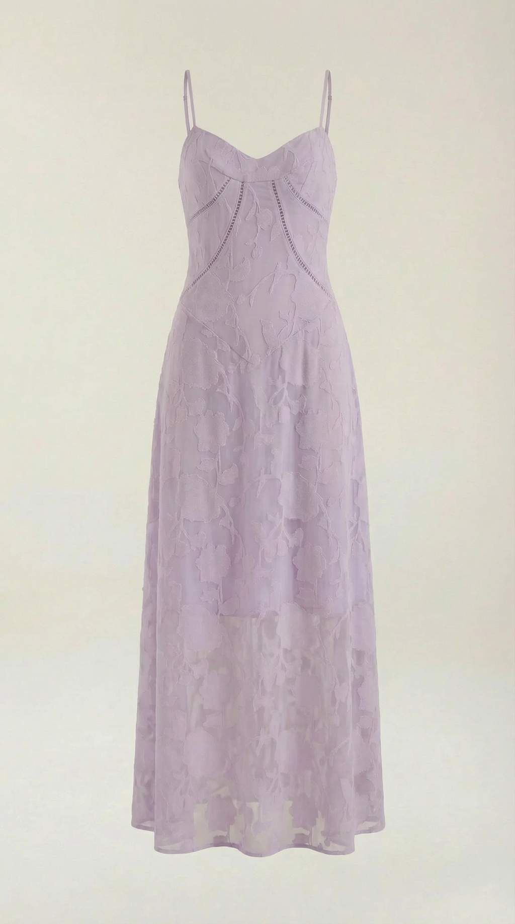 Vestido Largo de Encaje
