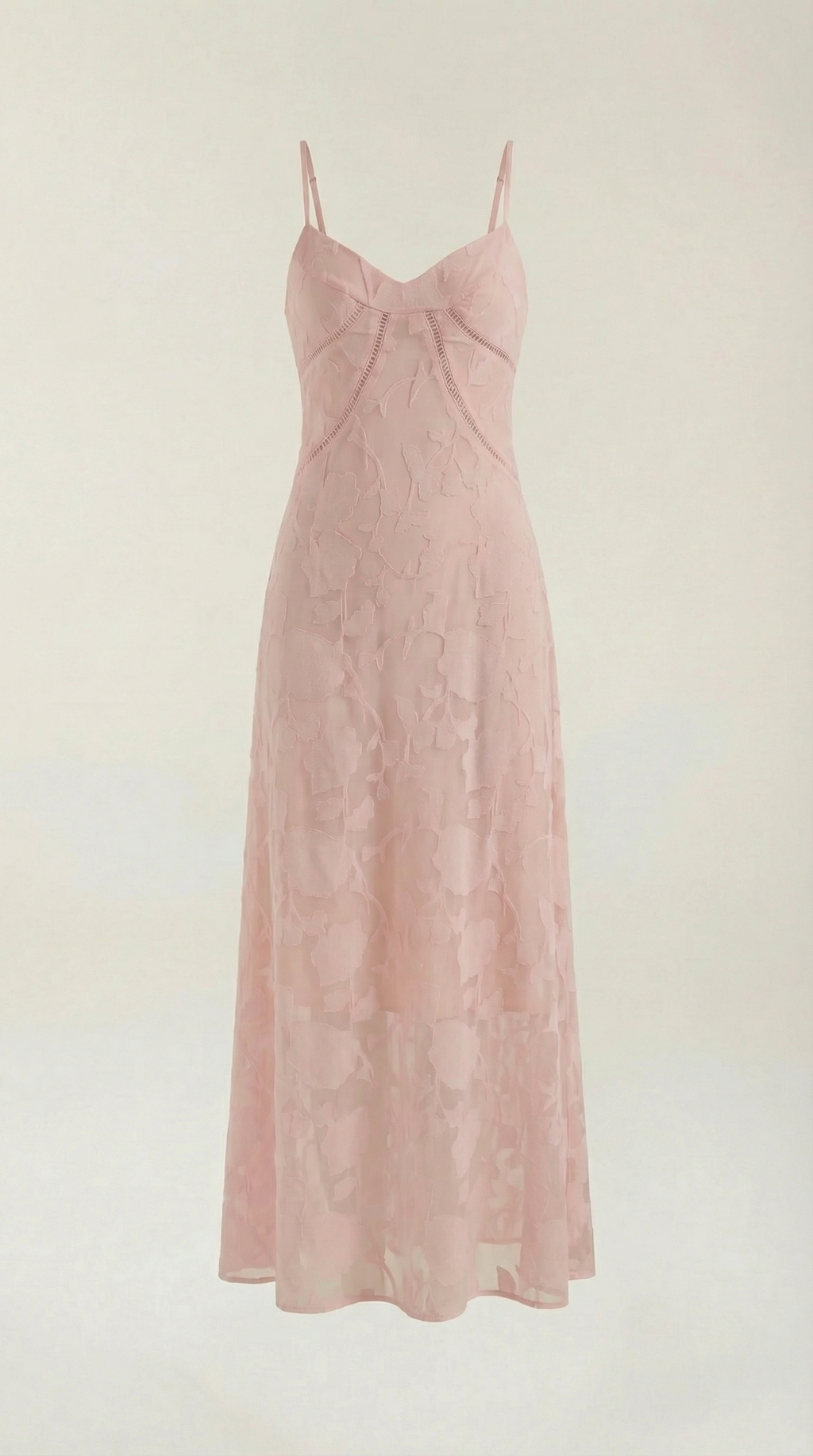 Vestido Largo de Encaje