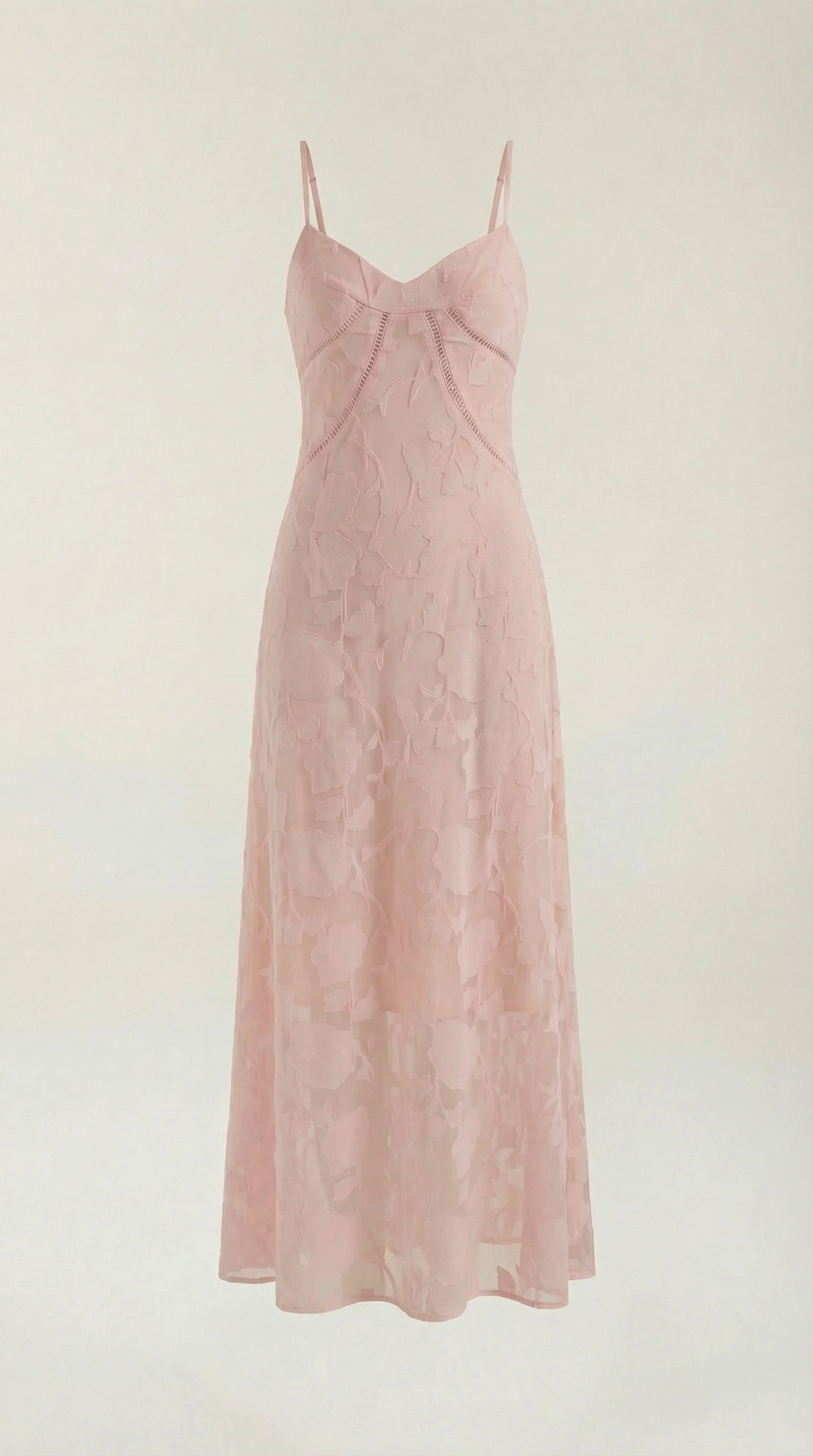 Vestido Largo de Encaje