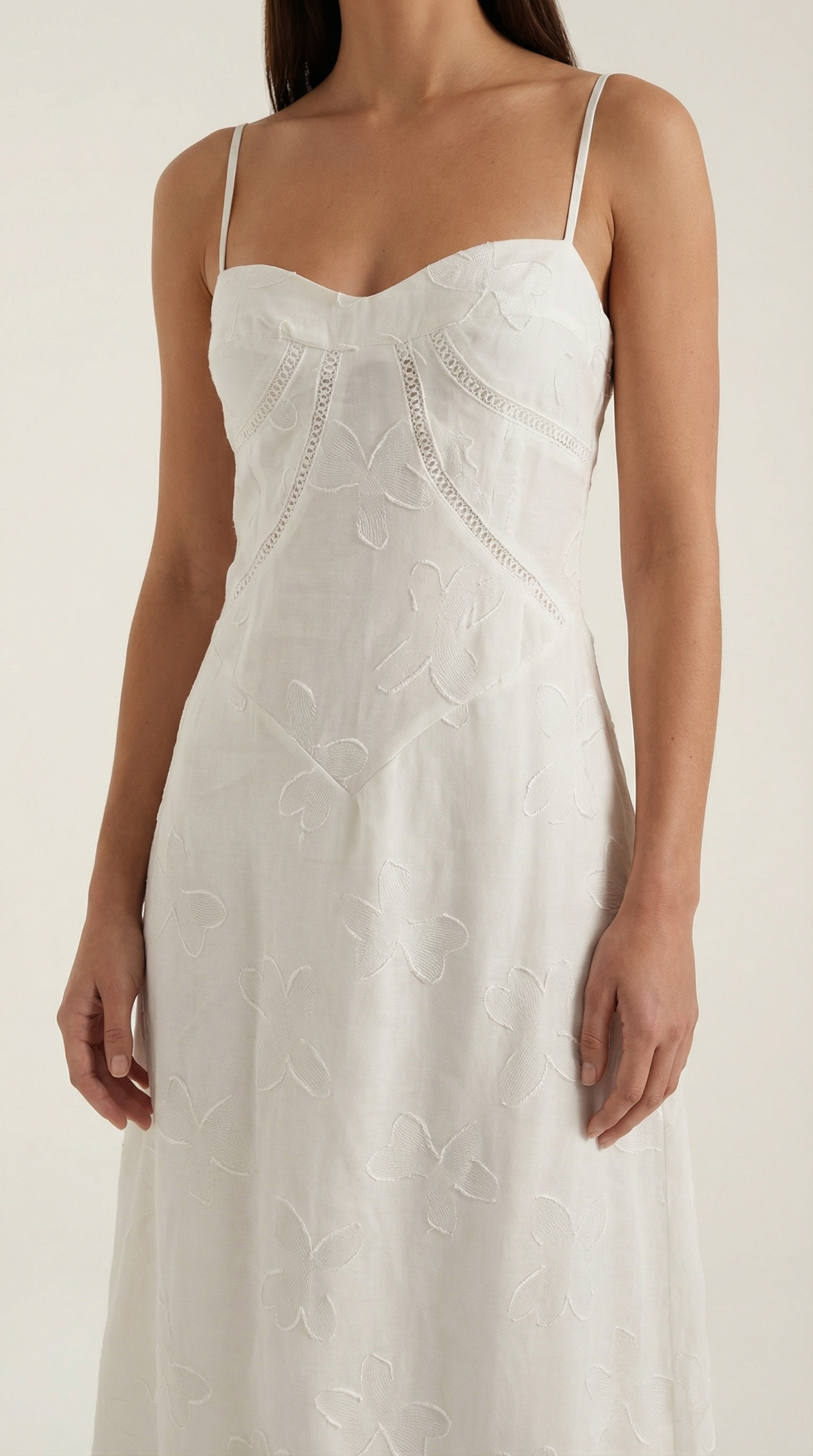 Vestido Largo de Encaje