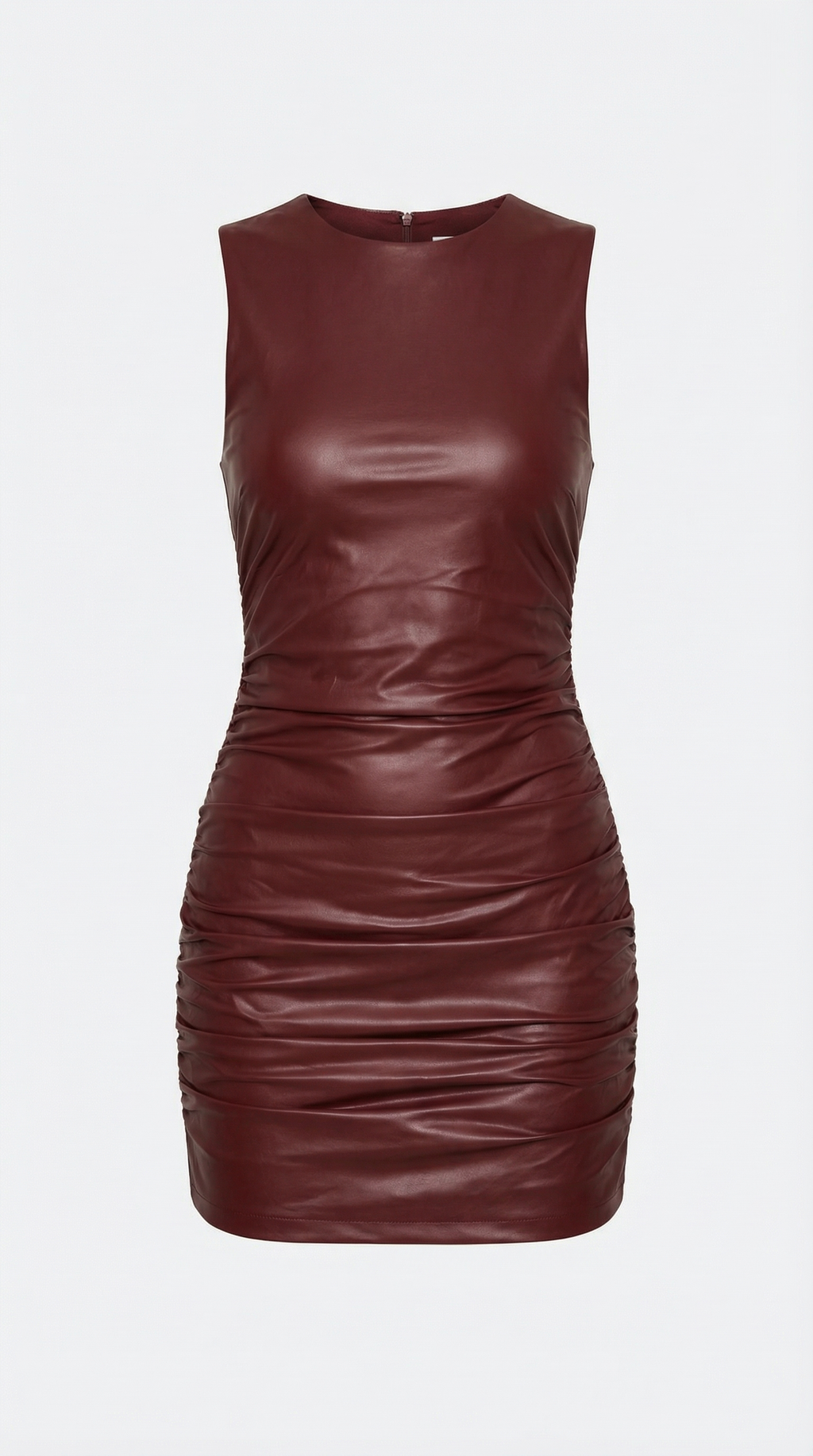 Mini Vestido Bernice de Piel Sintética