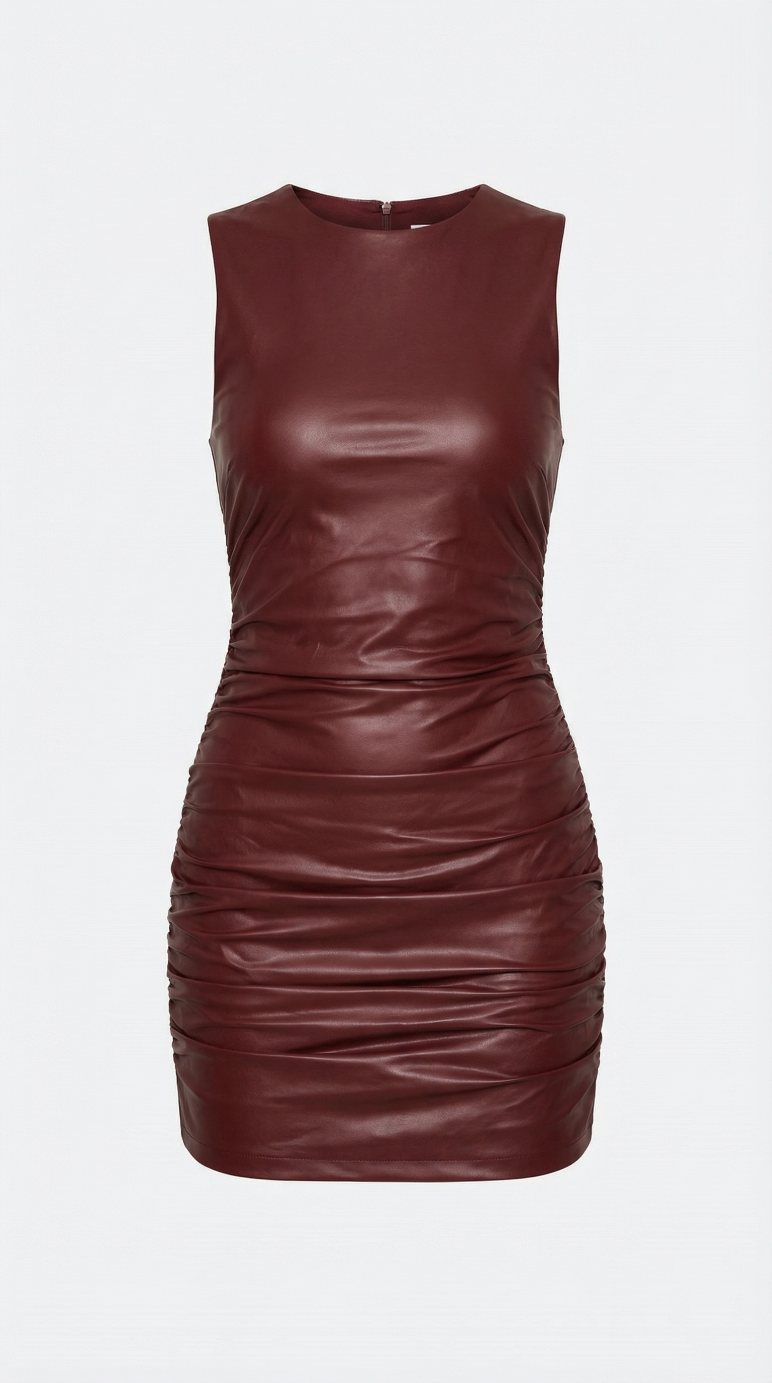 Mini Vestido Bernice de Piel Sintética