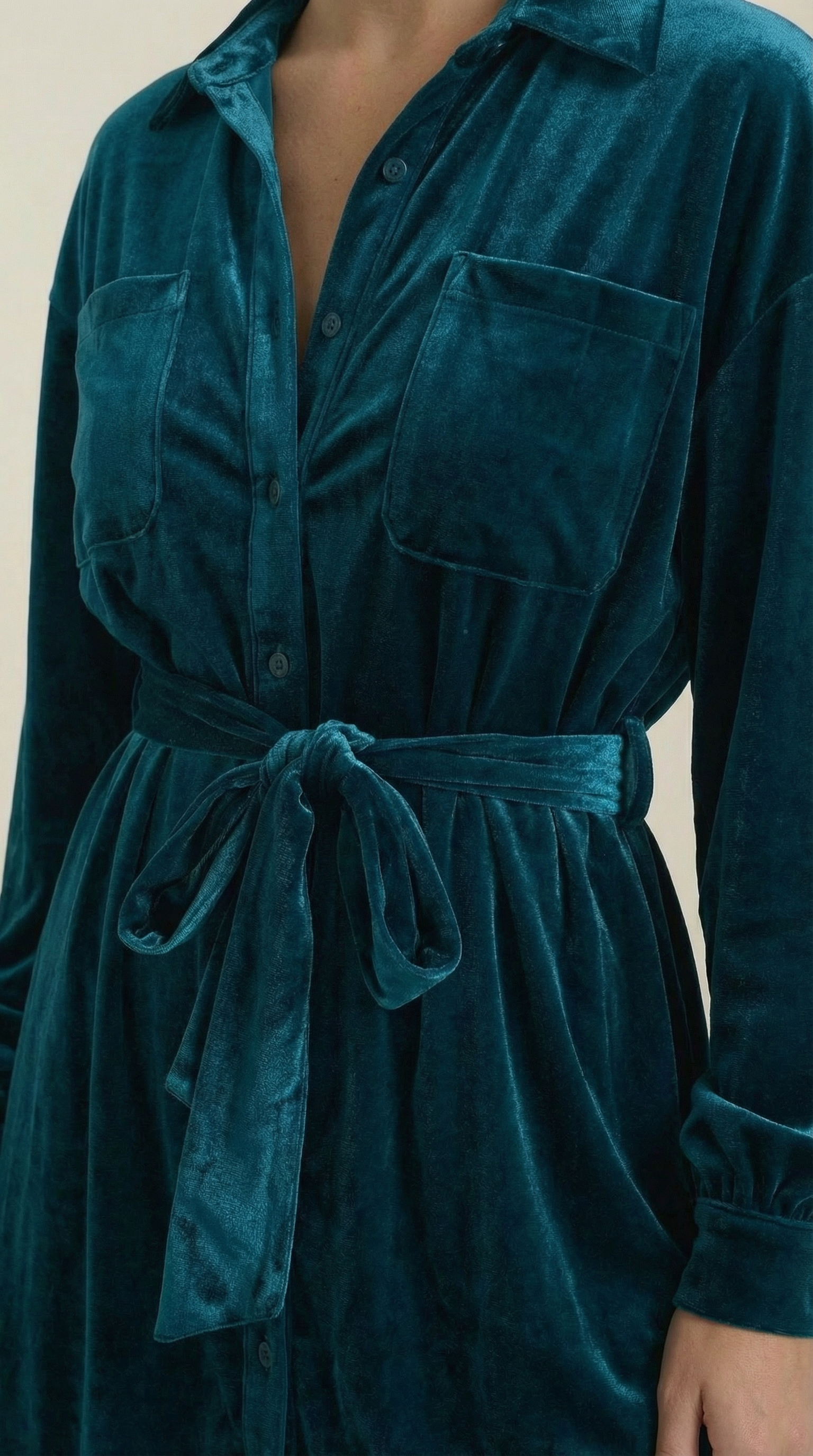 Minivestido Cecilia Gürtel Hemd